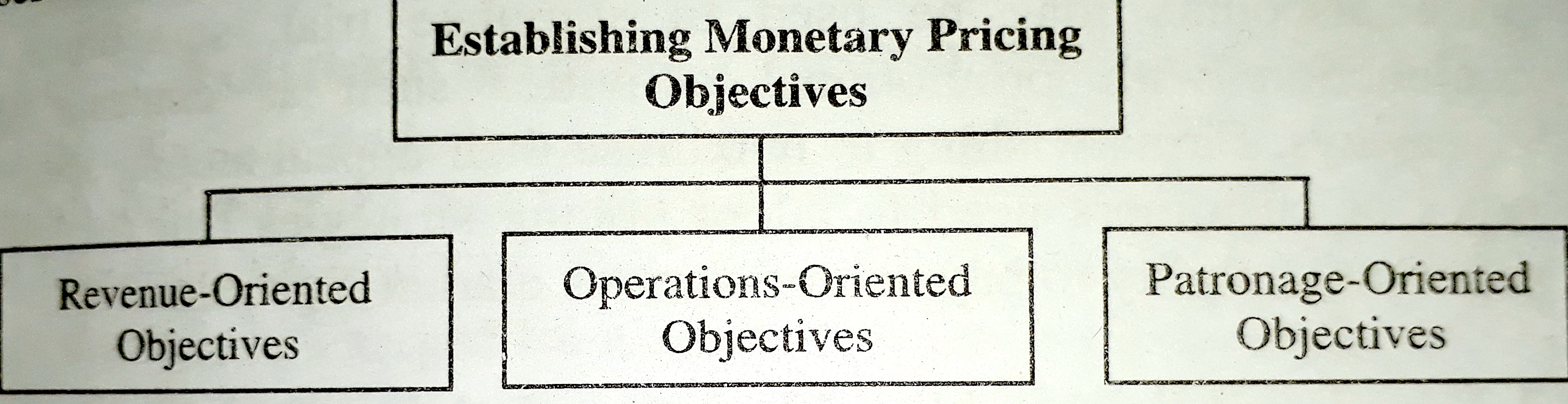 Establishing Monetary Pricing Objectives