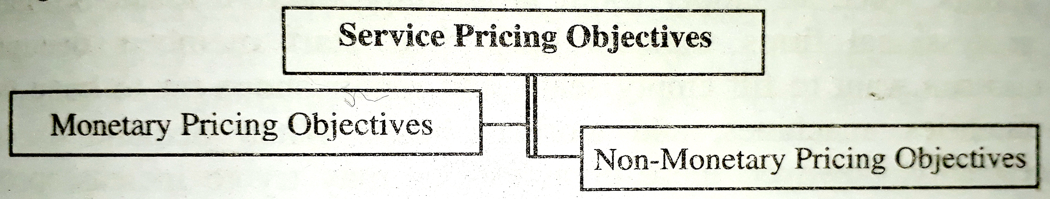 Service Pricing Objectives