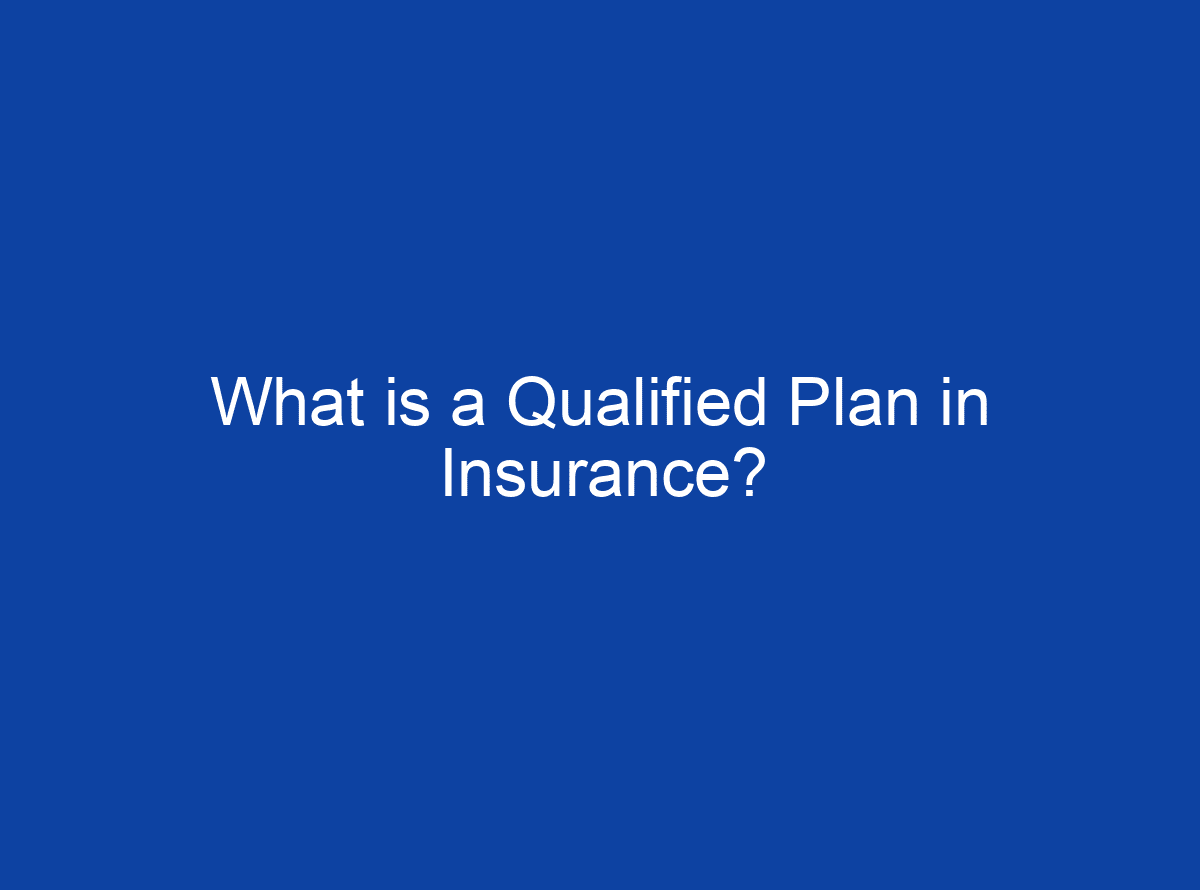 what-is-a-qualified-plan-in-insurance